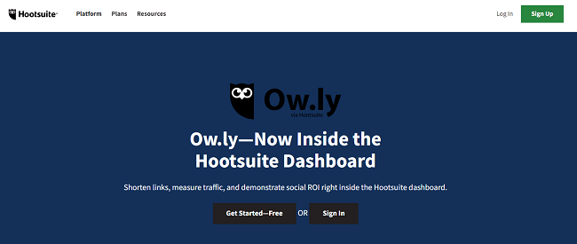 Ow.ly - Hootsuite Homepage