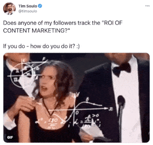 Do You Track ROI Of Content Marketing GIF
