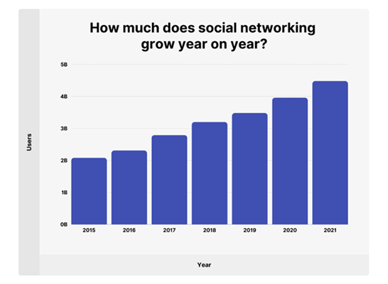 013 - Social networking is increasing