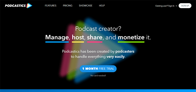 Podcastics Homepage