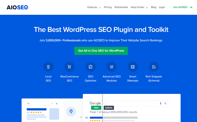 All In One SEO Homepage