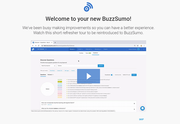 02 Sign up for BuzzSumo