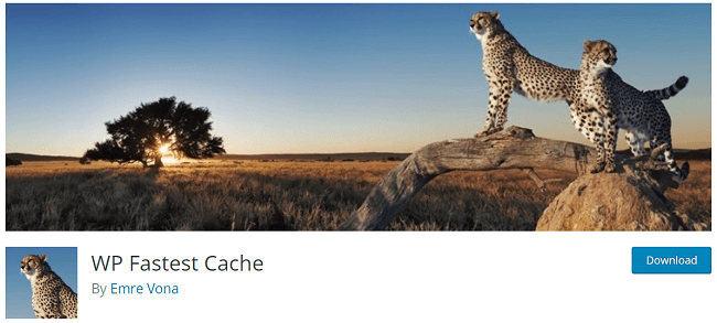 WP Fastest Cache Homepage