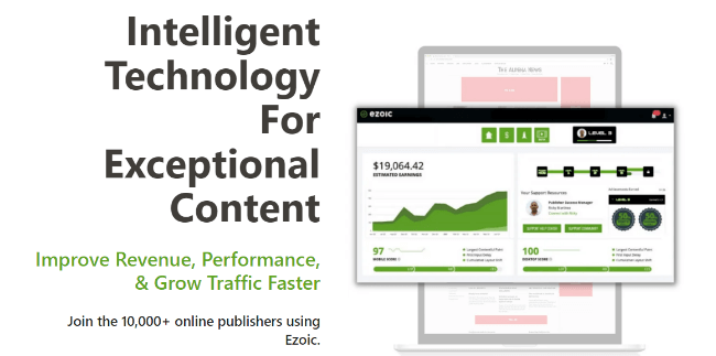 Ezoic Intelligent Technology For Exceptional Content