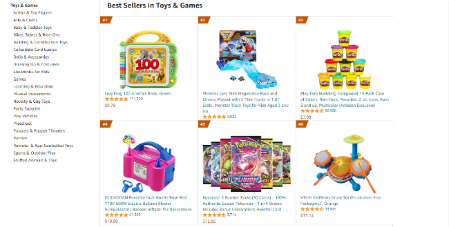 10 Amazon Best Sellers Best Toys Games