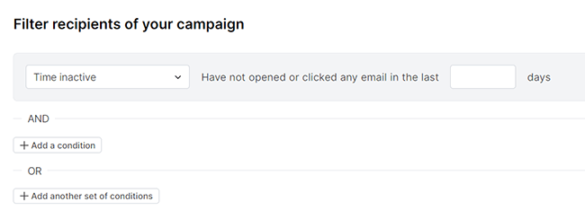 10 Filter recipients of your campaign - time inactive