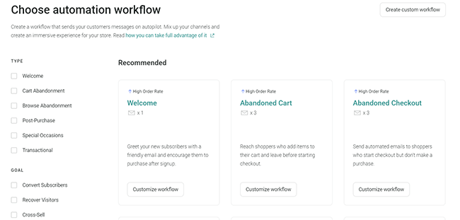 10 Choose automation workflow