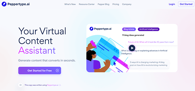 Peppertype Homepage