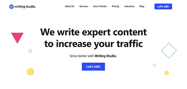 Writing Studio Homepage