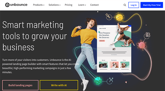 Unbounce Homepage
