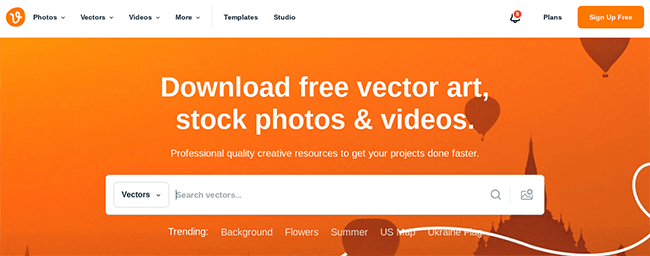 Vecteezy Homepage